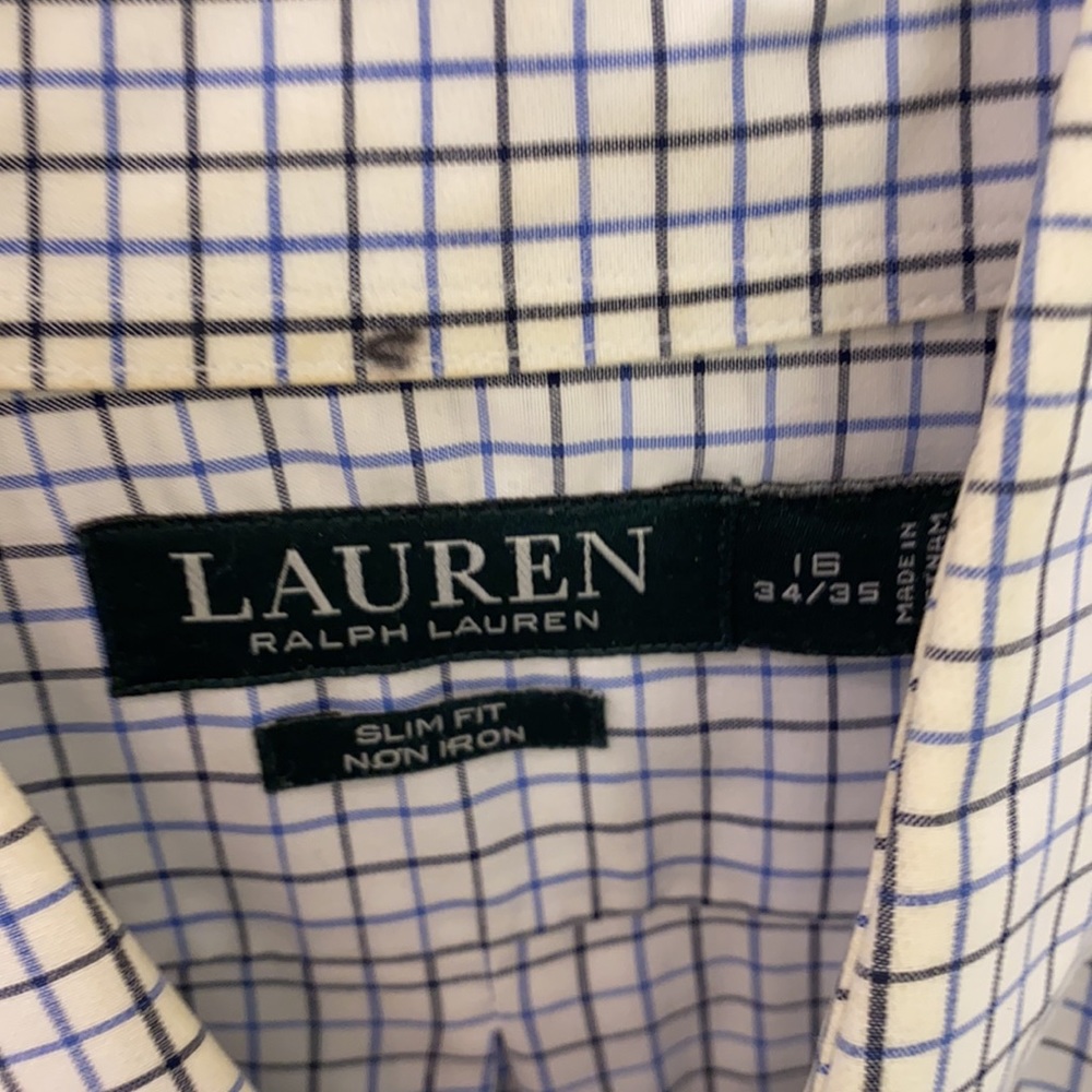 Ralph Lauren Dress Shirt 16, 34/35 - Picture 2 of 3